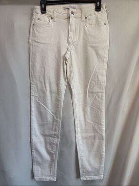 Amazon Essentials White High-Rise Skinny Jeans - Classic Five-Pocket